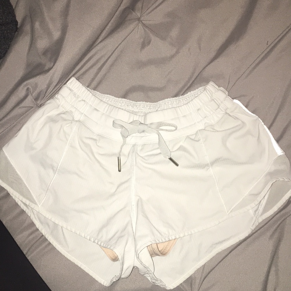 White Lululemon Shorts